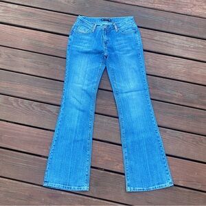 Vintage Vanilla Jeans Studded Rhinestone Bell-Bottom Flare Boot Cut Jeans